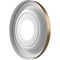 Ekena Millwork PVC Medallion (Canopies up to 5 1/2"), 10"OD x 3 1/2"ID x 1 1/8"P, Metallic Champagne Bronze CMP10TRCCB - alternate 2